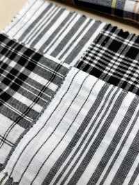 INDIA-2158 Patchwork Madras[Textiles / Telas] Arinobe Shoten Más fotos