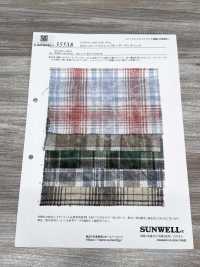 35538 21 Sarga de algodón de una sola capa Cuadros escoceses sueltos[Textil / Tela] SUNWELL Más fotos