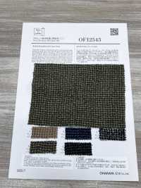 OFI2545 Pata de gallo texturizada de lino y lana[Textil / Tela] Oharayaseni Más fotos