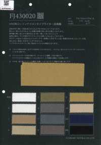 FJ430020 HIYORI Algodón y nailon tipo popelina Hamakaze[Textiles / Telas] Fujisaki Textile Más fotos