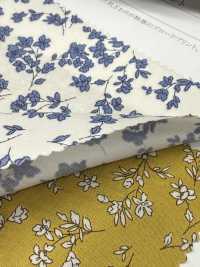 28136 Popelina de hilo simple 40s, estampado floral de un solo color[Textiles / Telas] SUNWELL Más fotos