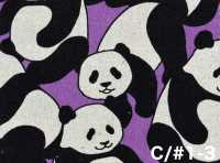 850617 Lona de algodón y lino Panda World[Textiles / Telas] VANCET Más fotos