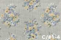 850622 Batista de algodón sin blanquear Rurudi Roman Floral Harmony[Textiles / Telas] VANCET Más fotos