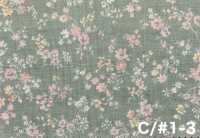 850623 Batista de algodón sin blanquear Luludi Roman Rose Nocturne[Textiles / Telas] VANCET Más fotos