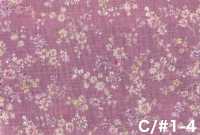 850623 Batista de algodón sin blanquear Luludi Roman Rose Nocturne[Textiles / Telas] VANCET Más fotos
