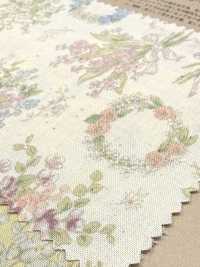 850624 Batista de algodón sin blanquear Luludi Roman Antique Bouquet[Textiles / Telas] VANCET Más fotos