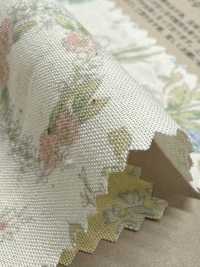 850624 Batista de algodón sin blanquear Luludi Roman Antique Bouquet[Textiles / Telas] VANCET Más fotos