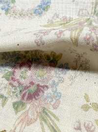 850624 Batista de algodón sin blanquear Luludi Roman Antique Bouquet[Textiles / Telas] VANCET Más fotos