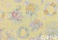 850624 Batista de algodón sin blanquear Luludi Roman Antique Bouquet[Textiles / Telas] VANCET Más fotos
