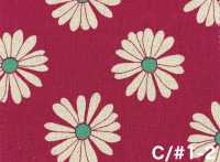 850625 Lona de algodón y lino Daisy[Textiles / Telas] VANCET Más fotos