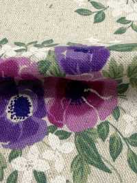 850627 Lona de algodón y lino Anemone[Textiles / Telas] VANCET Más fotos