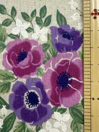 850627 Lona de algodón y lino Anemone[Textiles / Telas] VANCET Más fotos