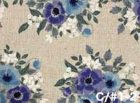 850627 Lona de algodón y lino Anemone[Textiles / Telas] VANCET Más fotos
