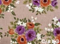 850627 Lona de algodón y lino Anemone[Textiles / Telas] VANCET Más fotos