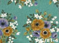 850627 Lona de algodón y lino Anemone[Textiles / Telas] VANCET Más fotos