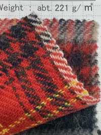 SBW3347 Cuadro cepillado de lana con mezcla de alpaca[Textiles / Telas] SHIBAYA Más fotos