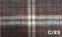 SBW3347 Cuadro cepillado de lana con mezcla de alpaca[Textiles / Telas] SHIBAYA Más fotos