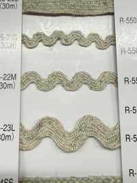 R-5505 Serie de galón zigzag de lino[Cintas, tiras y cordones] RIVER Más fotos