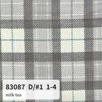 83087 Pana de 21 canales con cuadro tartán[Textiles / Telas] VANCET Más fotos