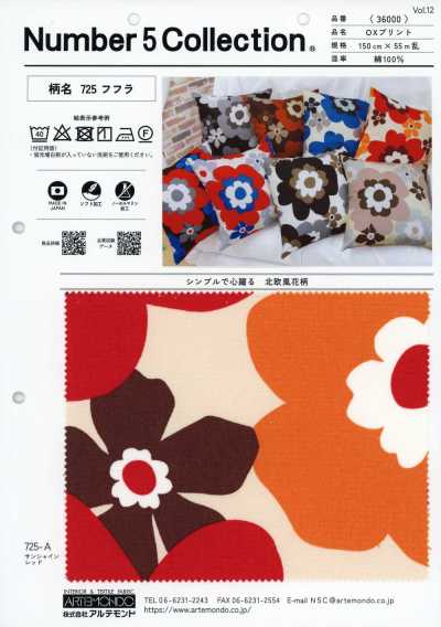 36000-725 OX estampado 725 Fufura