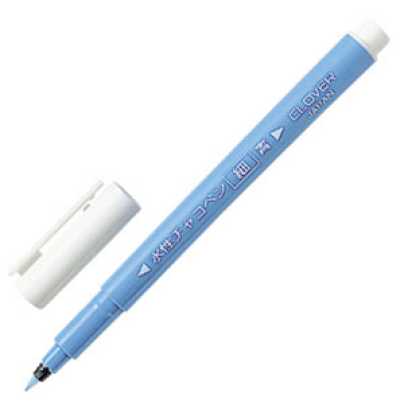 24412 Rotulador de tiza al agua, fino, azul
