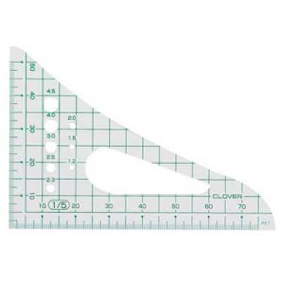 25016 Escala triangular de cuadrícula 1/5