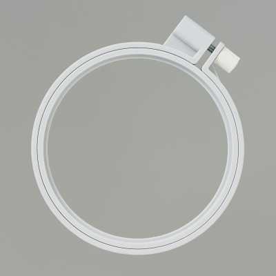 57258 Aro de bordado colorido 10 cm <Gris>