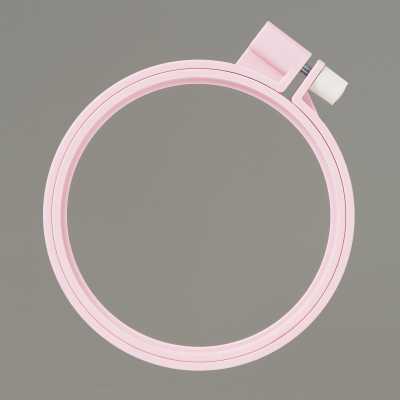 57259 Bastidor de bordado colorido de 10 cm <Rosa>