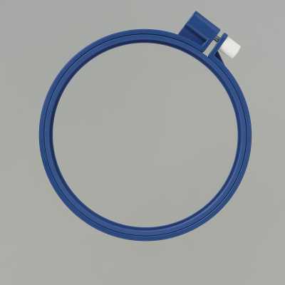 57261 Aro de bordado colorido 12 cm <azul marino>