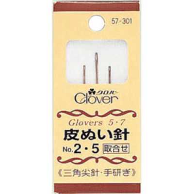 57301 Agujas de coser para cuero N.º 2 y 5