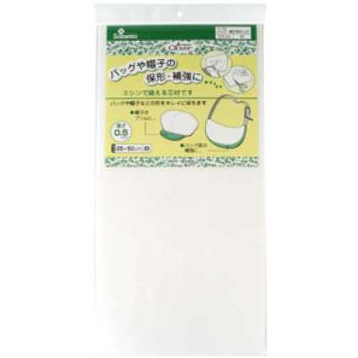 57356 Rigidizador de polietileno para bolsos y sombreros 0,5 mm blanco