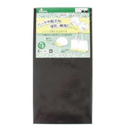 57359 Refuerzo de polietileno para bolsos y sombreros, 1,5 mm, negro