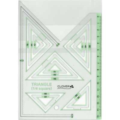 58001 Plantilla de pieza <Triángulo rectángulo 1/4>