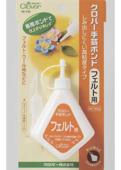 58436 Pegamento para manualidades Clover <para fieltro>