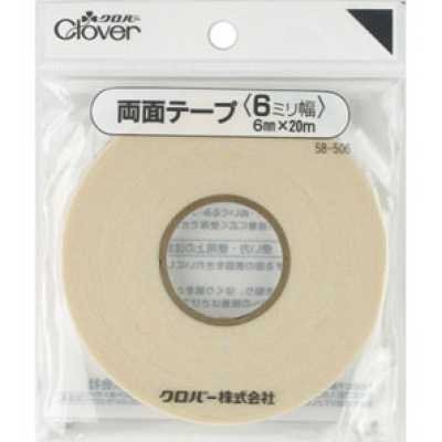 58506 Cinta adhesiva de doble cara 6 mm (rollo de 20 m)