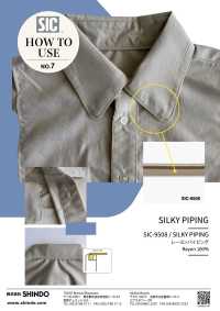 SIC-9508 Cinta De Ribete De Rayón[Cordón De Cinta De Cinta] SHINDO(SECRETO) Subfoto