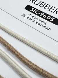 SIC-9605 Cordón De Caucho De Algodón Orgánico[Banda Elástica] SHINDO(SECRETO) Subfoto