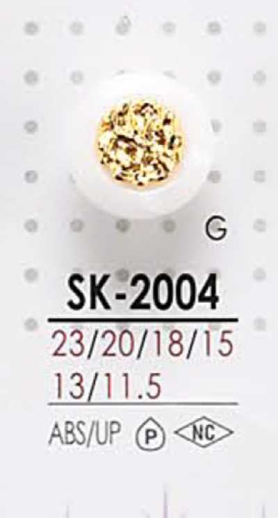SK2004 Botón con tallo para teñir