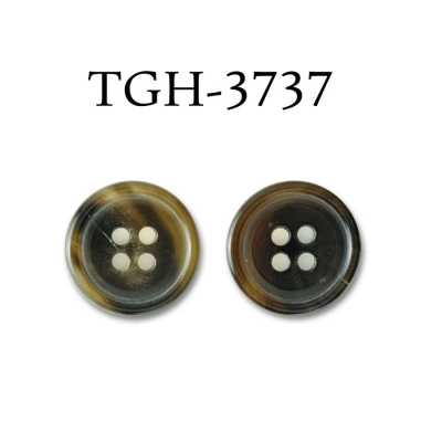 TGH3737 Botón original de cuerno de búfalo de agua de 4 agujeros