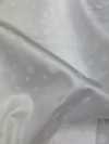 1090 Forro De Cintura De Satén Blanco Para Ropa Formal Con Escudo