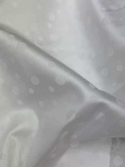 1090 Forro de cintura para ropa formal, satén Crest, blanco