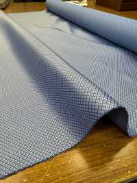 181NV [outlet] Yamanashi Fujiyoshida 100% Seda Patrón De Tablero De Ajedrez Diagonal Azul Marino[Textil] Yamamoto(EXCY) Subfoto