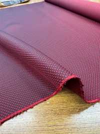 184E [outlet] Yamanashi Fujiyoshida 100% Seda Patrón De Cuadros Diagonales Rojo Vino[Textil] Yamamoto(EXCY) Subfoto
