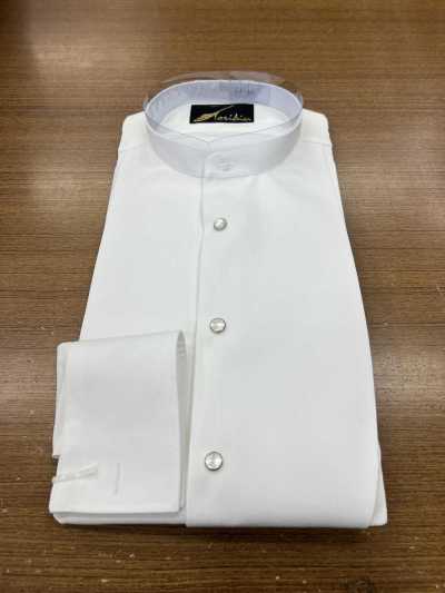305SS Camisa Ika-mune de tejido de punto con botones de lunares