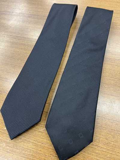 99 Corbata de luto de seda 100% negra