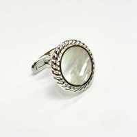 A-3-C Gemelos Formales De Plata Pura, Redondo De Plata Con Concha De Nácar[Accesorios Formales] Yamamoto(EXCY) Subfoto