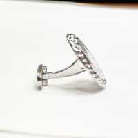 A-3-C Gemelos Formales De Plata Pura, Redondo De Plata Con Concha De Nácar[Accesorios Formales] Yamamoto(EXCY) Subfoto