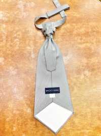 YT-01 Corbata Europea De Poliéster Jacquard Gris Claro, Fabricada En Japón[Accesorios Formales] Yamamoto(EXCY) Subfoto