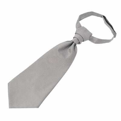 YT-01 Corbata europea de jacquard, poliéster, gris claro, fabricada en Japón