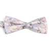 BF-ROSE-PU Corbata De Mariposa Con Estampado De Seda Rosa Violeta
